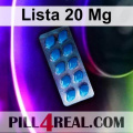 Lista 20 Mg 393