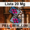 Lista 20 Mg 432