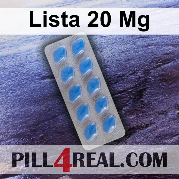 Lista 20 Mg 987