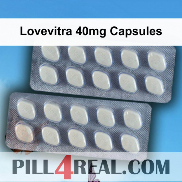 Lovevitra 40mg Capsules 056
