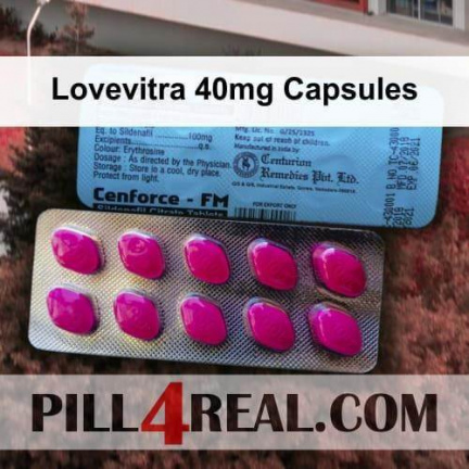 Lovevitra 40mg Capsules 128