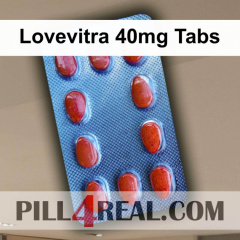 Lovevitra 40mg Tabs 025