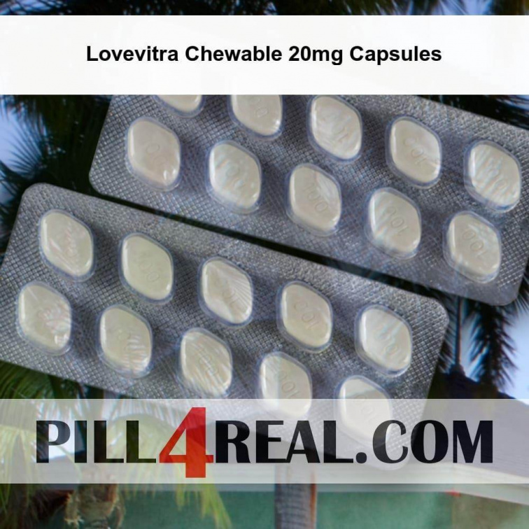 Lovevitra Chewable 20mg Capsules 247