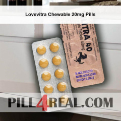 Lovevitra Chewable 20mg Pills 027