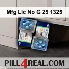 Mfg Lic No G 25 1325 719