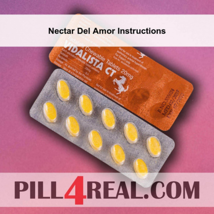 Nectar Del Amor Instructions 654