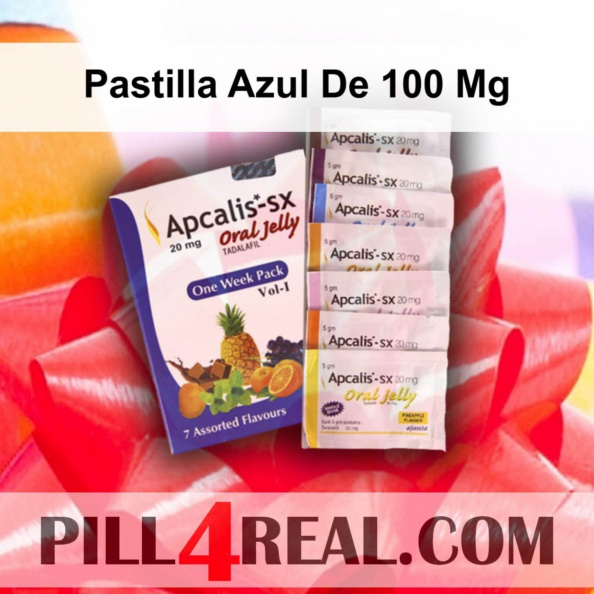 Pastilla Azul De 100 Mg 341