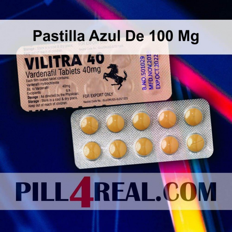 Pastilla Azul De 100 Mg 473