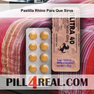 Pastilla Rhino Para Que Sirve 118
