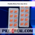 Pastilla Rhino Para Que Sirve 807
