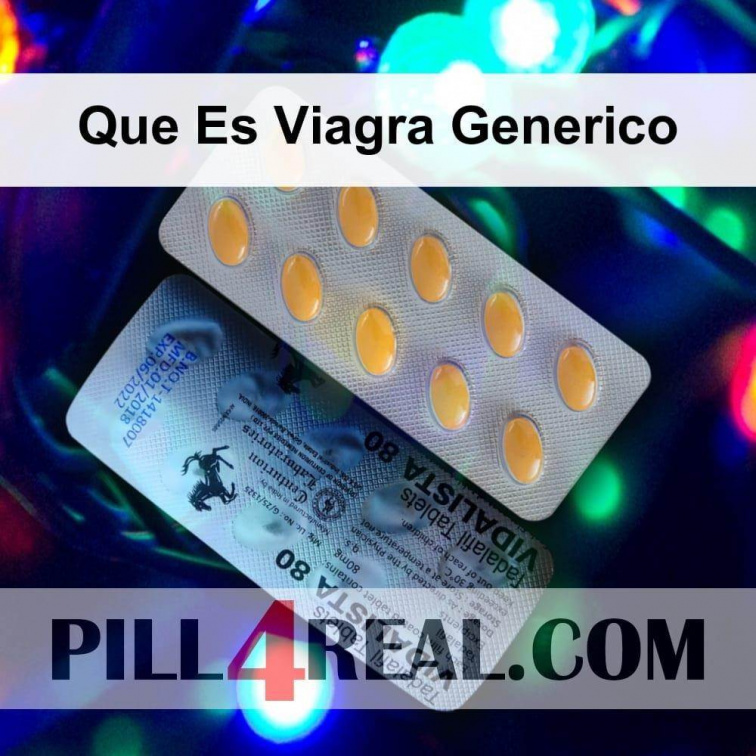 Que Es Viagra Generico 411
