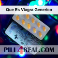 Que Es Viagra Generico 411