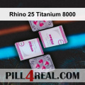 Rhino 25 Titanium 8000 392