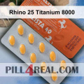 Rhino 25 Titanium 8000 913