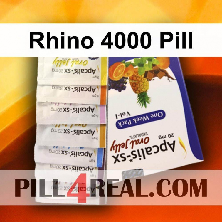 Rhino 4000 Pill 080