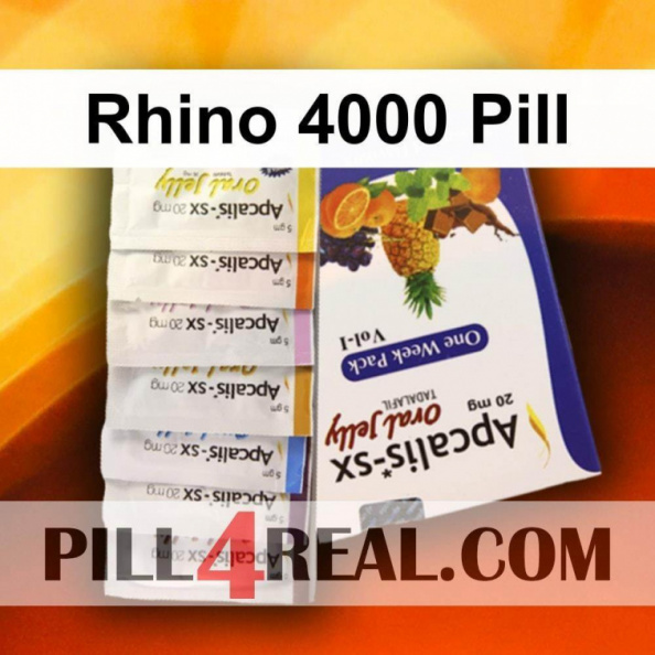 Rhino 4000 Pill 080