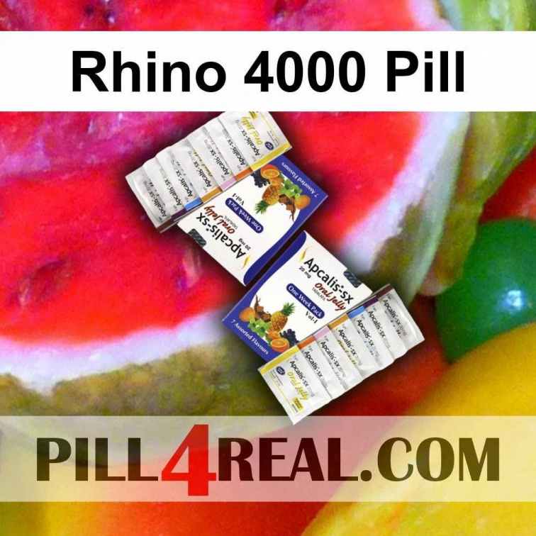 Rhino 4000 Pill 871