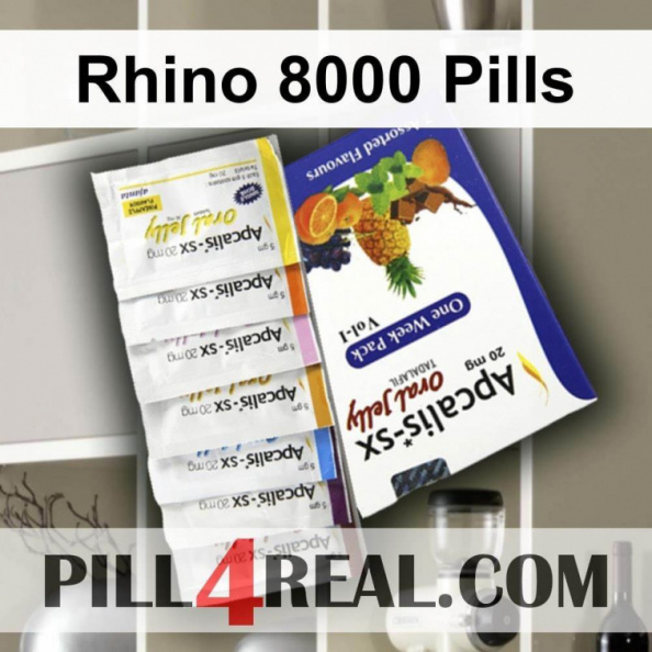 Rhino 8000 Pills 627