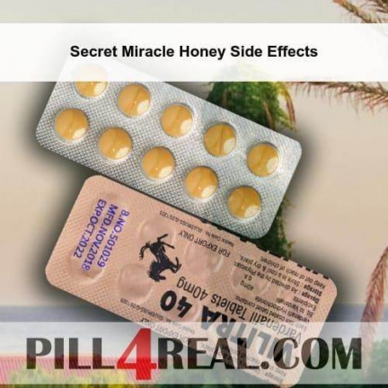 Secret Miracle Honey Side Effects 312