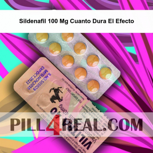 Sildenafil 100 Mg Cuanto Dura El Efecto 968
