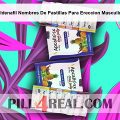 Sildenafil Nombres De Pastillas Para Ereccion Masculina 509