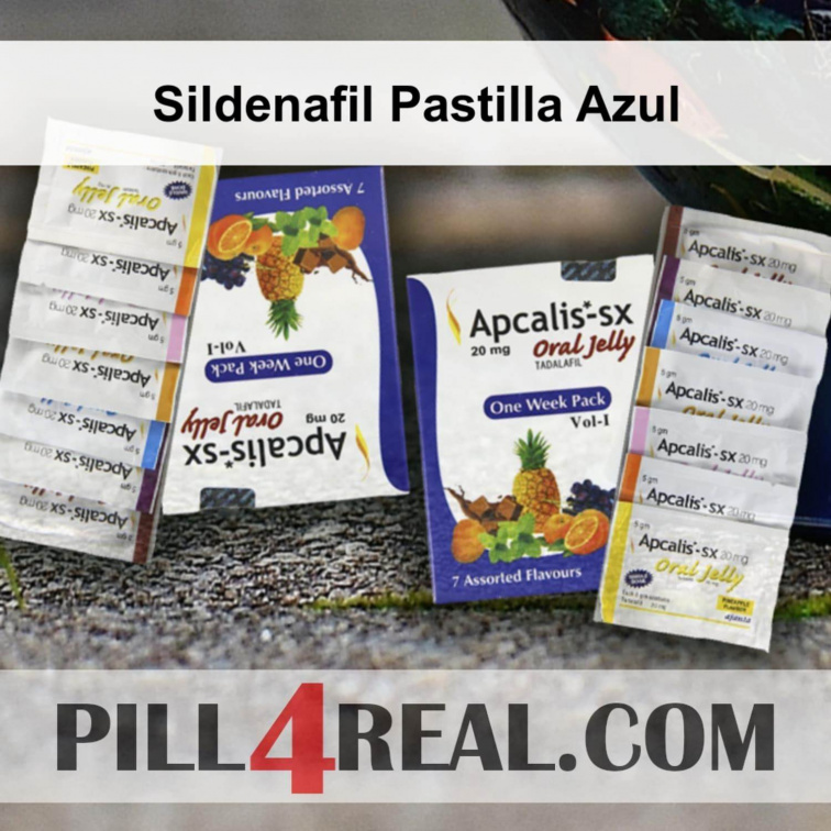 Sildenafil Pastilla Azul 157