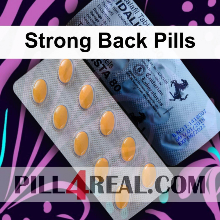 Strong Back Pills 550