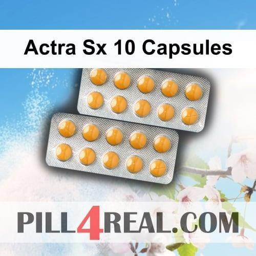 Actra Sx 10 Capsules 490