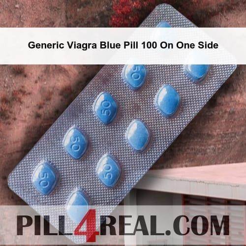 Generic Viagra Blue Pill 100 On One Side 630