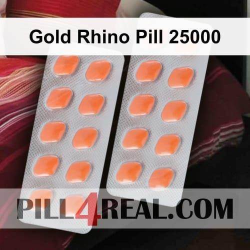 Gold Rhino Pill 25000 100