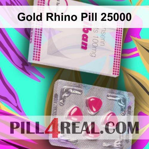 Gold Rhino Pill 25000 178