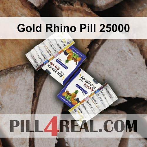 Gold Rhino Pill 25000 743