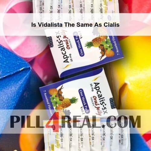 Is Vidalista The Same As Cialis 308