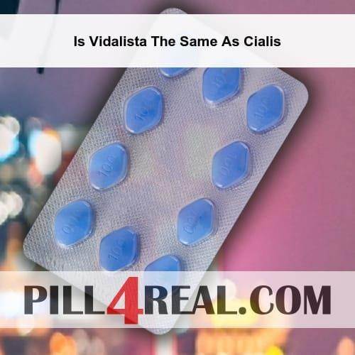 Is Vidalista The Same As Cialis 545