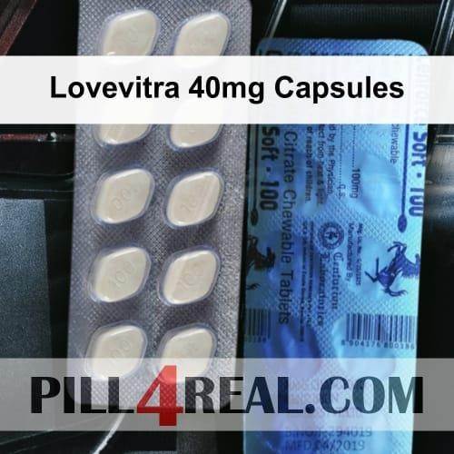 Lovevitra 40mg Capsules 200