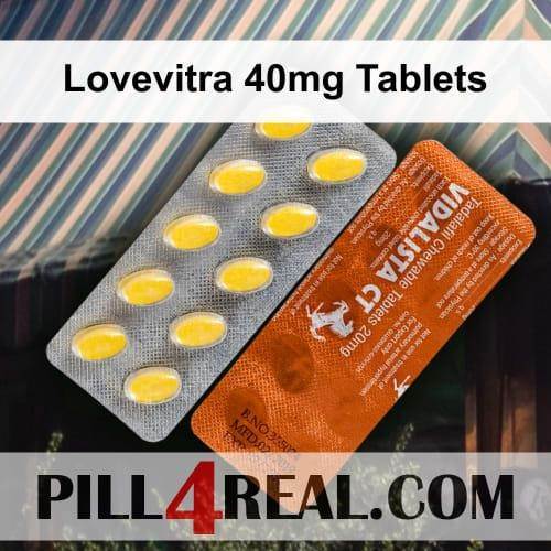 Lovevitra 40mg Tablets 037