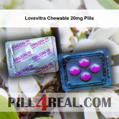 Lovevitra Chewable 20mg Pills 085