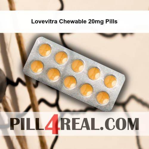 Lovevitra Chewable 20mg Pills 695