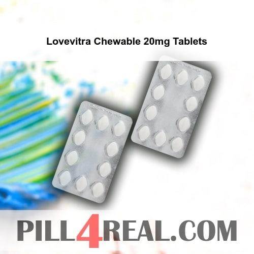 Lovevitra Chewable 20mg Tablets 695