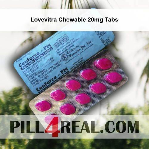 Lovevitra Chewable 20mg Tabs 080