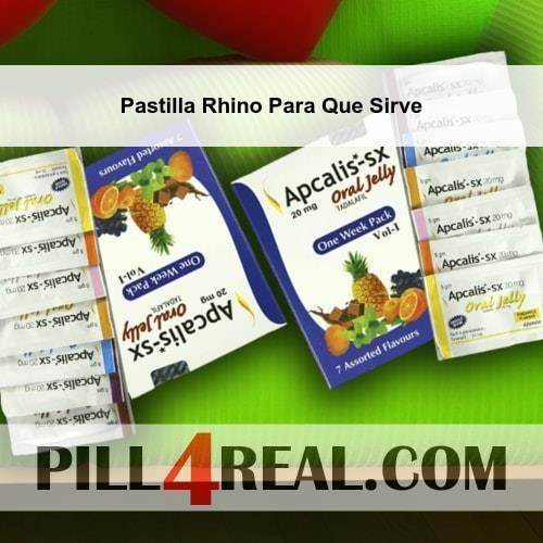 Pastilla Rhino Para Que Sirve 980