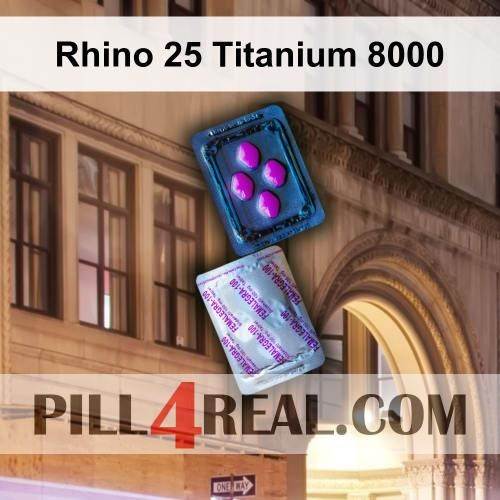 Rhino 25 Titanium 8000 102