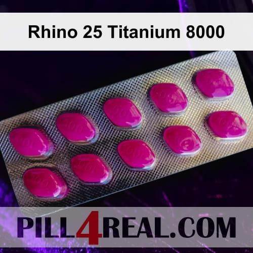 Rhino 25 Titanium 8000 107