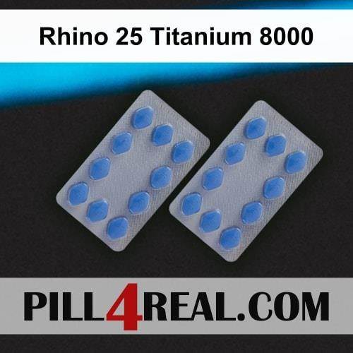Rhino 25 Titanium 8000 951