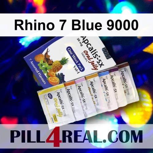 Rhino 7 Blue 9000 981