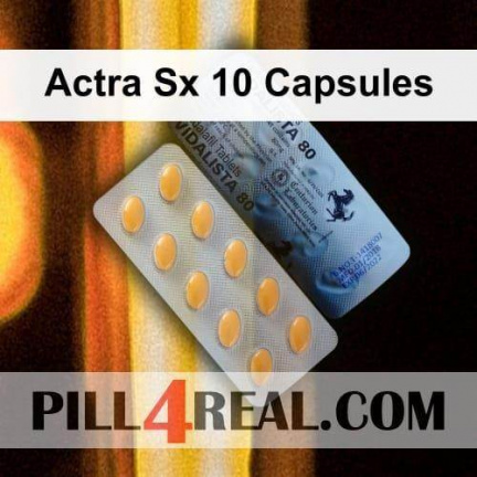 Actra Sx 10 Capsules 857