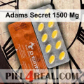 Adams Secret 1500 Mg 391