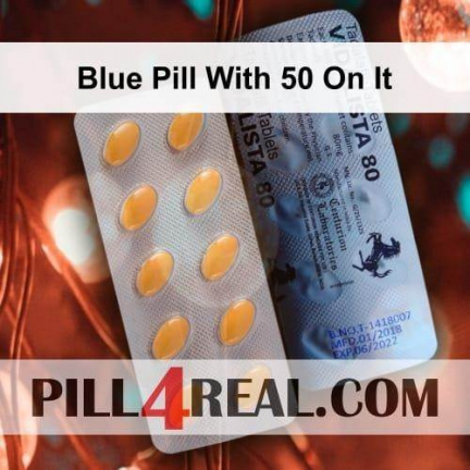 Blue Pill With 50 On It 548