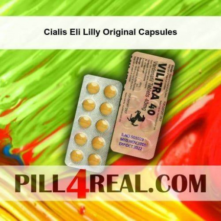 Cialis Eli Lilly Original Capsules 407