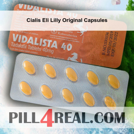 Cialis Eli Lilly Original Capsules 736